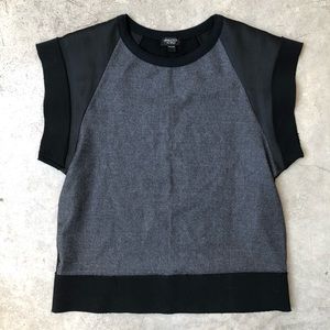 Giambattista Valli Grey and Black Top